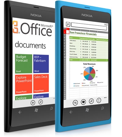 Nokia Lumia 800 let's you work on the move