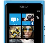 Nokia Lumia 800 with all-screen design