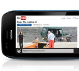 Nokia Lumia 710 with Internet Explorer 9