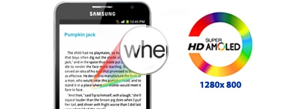 The 1st HD Super AMOLED