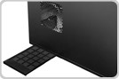 Removable, washable PSU air filter and front intake filter