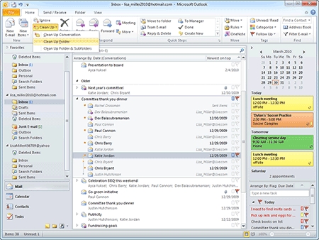 Outlook Conversation View