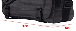 Utility Nylon Messenger Bag Dimensions