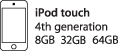Designed for iPod touch: iPod Touch 4th Generation