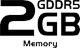 2GB GDDR5 Memory