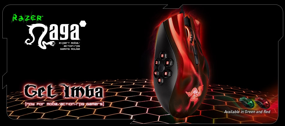 Razer Naga Hex MOBA Gaming Mouse