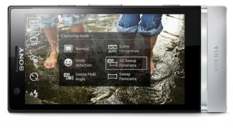 A second from sleep to snap in just over a second with the Xperia P Android smartphone.