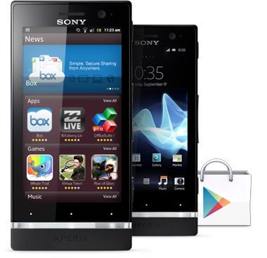 Xperia U - powered by Android an a 1GHz dual core processor.