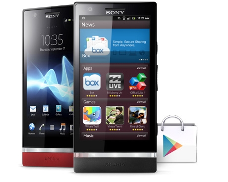 Xperia P Android smartphone - powered by Android and a 1Ghz processor