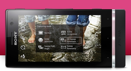 From sleep to snap in just over a second with the Xperia U Android smartphone.
