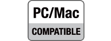 PC & Mac Compatible