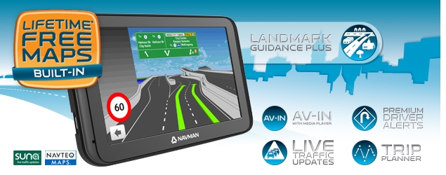 Navman Car GPS Navigator - MY350LMT Overview Image