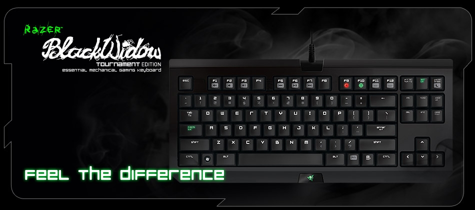 Razer BlackWidow Tournament Edition Essential Mechanical Gaming Keyboard