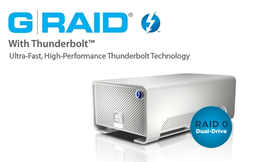 G-Technology, G-RAID Thunderbolt RAID Solutions for Mac