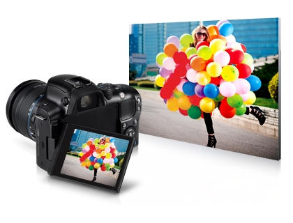 Clear AMOLED Swivel Display