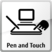 Pen and Touch: Flexibly choose the way of operating on your notebook's touchscreen - either with according pen or with finger input.BR