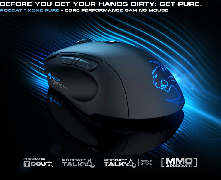 ROCCAT(TM) Savu - Mid-Size Hybrid Gaming Mouse