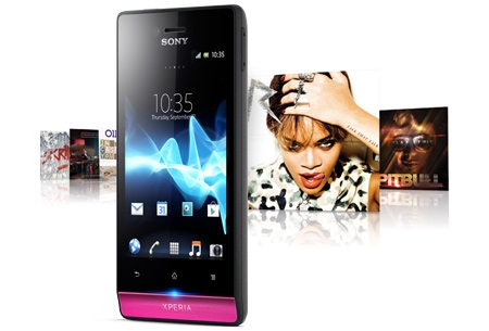 Xperia miro Android smartphone with Music Unlimited