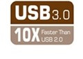 Rich I/O support including USB 3.0, HDMI-in and out ports