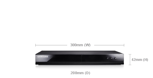 Dimension of DVD-E350