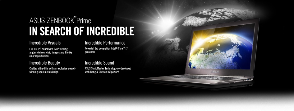 Worlds first 13.3 ultrabook