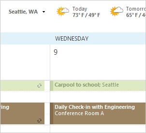 Weather Bar