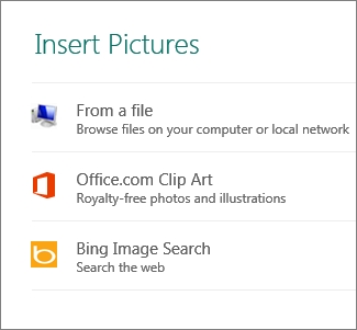 Insert Pictures
