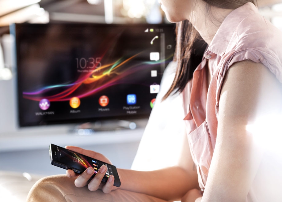 With One-touch mirroring you can mirror what’s on your smartphone on your TV with a single touch.