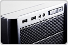 Front mounted USB and HD audio ports for maximum convenience