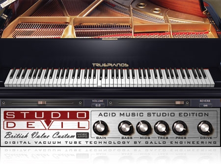 ACID Music Studio includes guitar and piano VST plug-ins