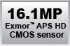 16.1mp Exmor™ APS HD CMOS Sensor