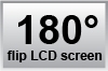 180° Flip LCD Screen