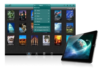 Tablet w UI Screen