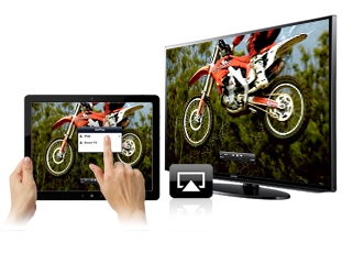 Airplay Tablet w TV