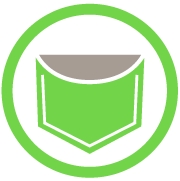 Features an outer pocket