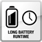 Long battery runtime