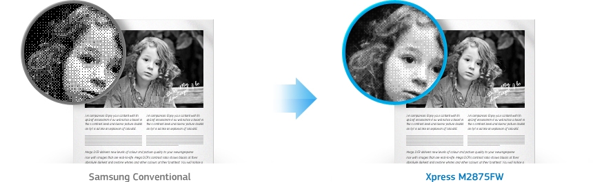 No more halftone patterns