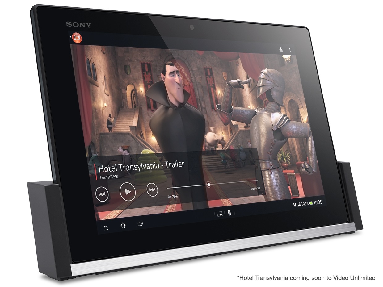 Xperia™ Tablet Z Cradle SGPDS5 Keep your Xperia™ Tablet Z powered up and ready to go. Innovative charging nodes and effective charging.