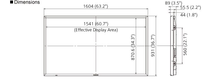 Dimensions