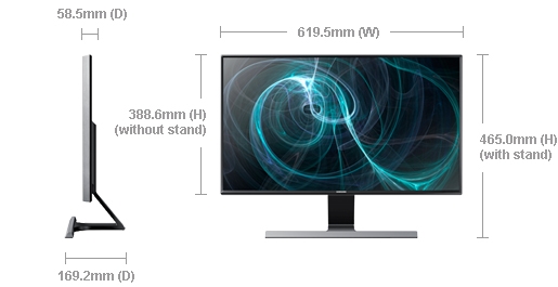 Dimension of S27D590P