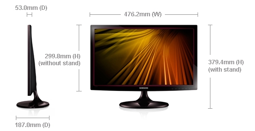 Dimension of S20D300HY