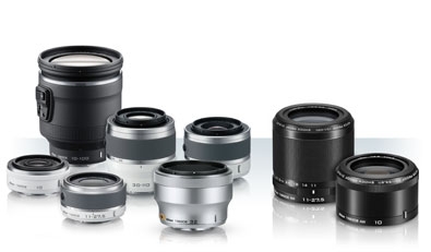 photo of 1 NIKKOR lenses