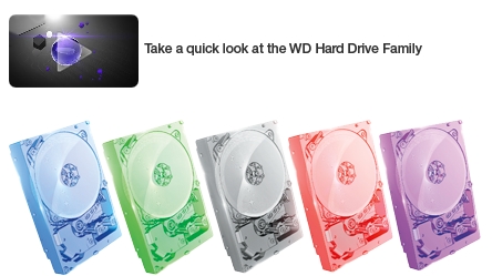 WD hard Drive Family