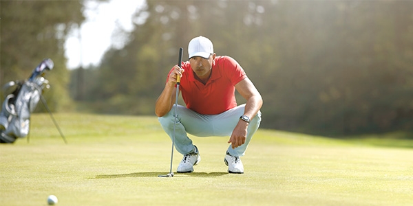 DESIGNED FOR<br/>GOLFERS