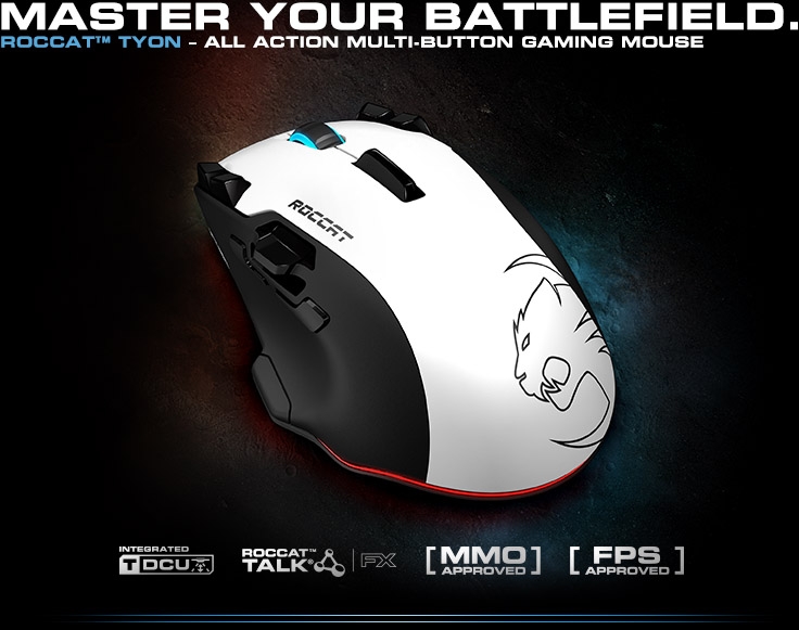 ROCCAT(TM) Savu - Mid-Size Hybrid Gaming Mouse