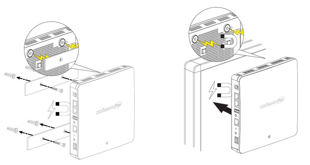 Edimax WAP1750 3 x 3 AC Dual-Band Wall-Mount PoE Access Point, wall-mount easy installation