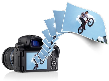 Capture with a burst of speed