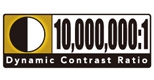 10,000,000:1 dynamic contrast ratio