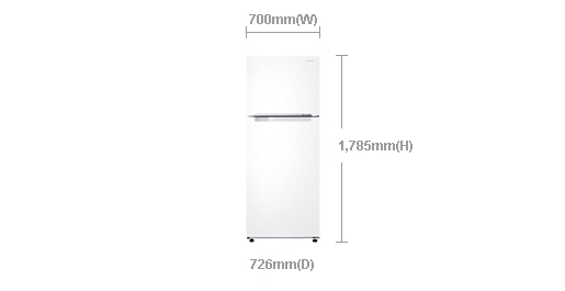 Dimension of RT43H5005WW/SA