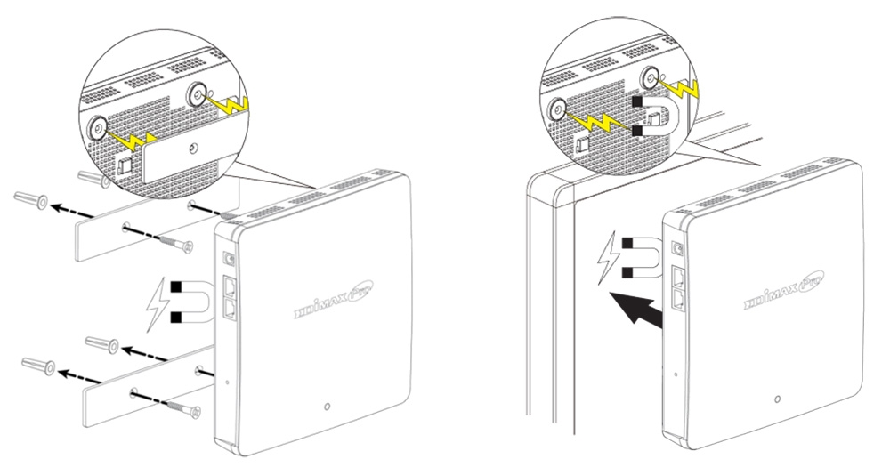 Edimax Edimax WAP1200 2 x 2 AC Dual-Band Wall-Mount PoE Access Point, wall-mount easy installation